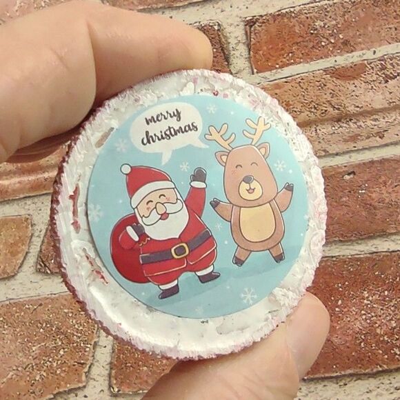 Mini Christmas Tree Truck Snowglobe Pickup Waterglobe Snow Globe Santa Reindeers - Picture 10 of 16